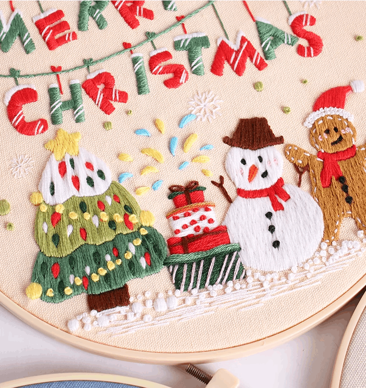 Christmas Embroidery Patch For Personalized Clothing Decoration