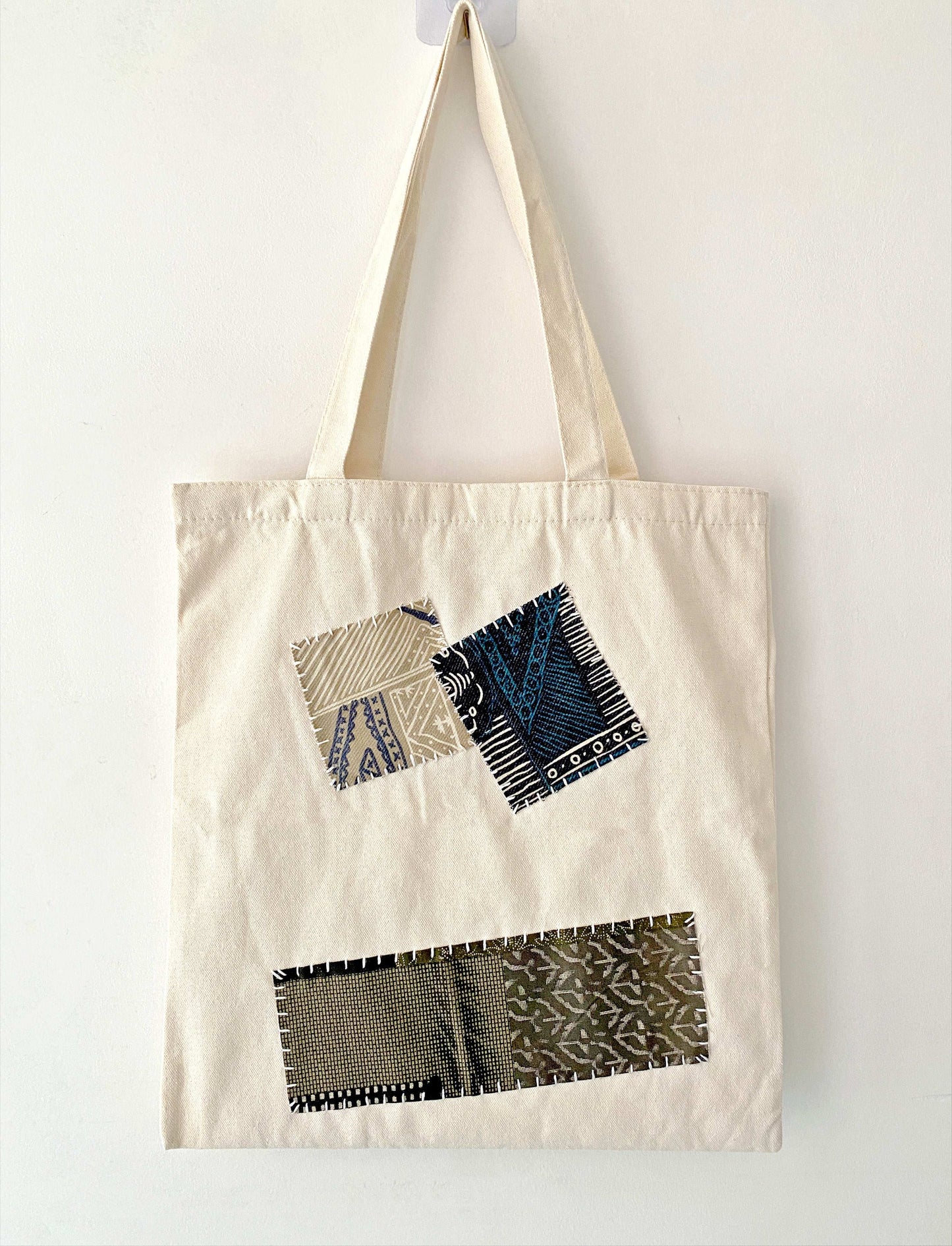 Artistic tote bag for book fairs and craft markets