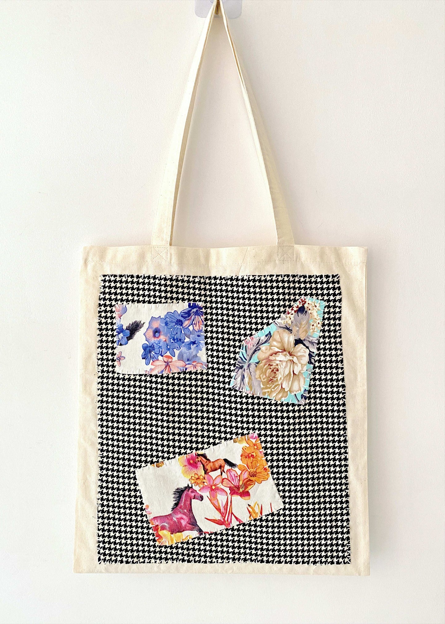 Reusable DIY Shopping Bag With Unique Stitched Patterns