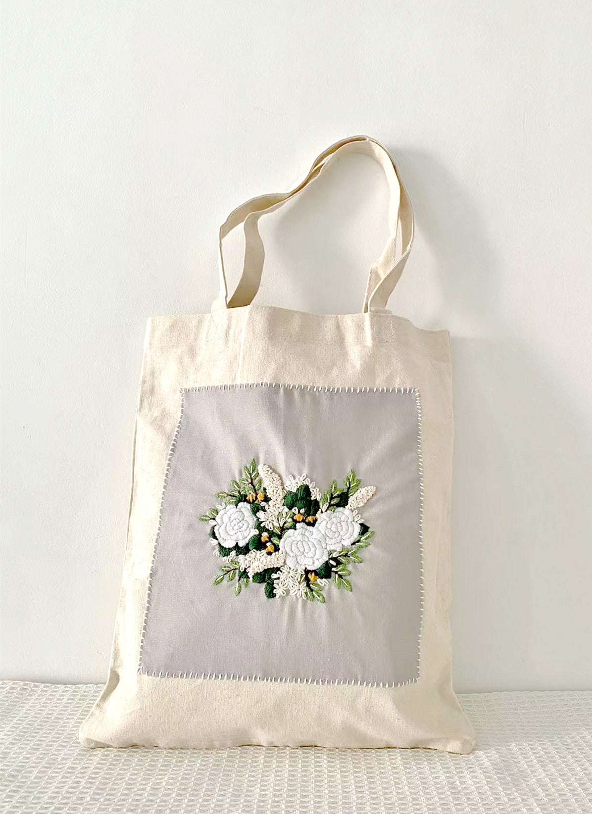 Eco-Friendly Travel Bag with Unique Hand-Embroidered Patterns
