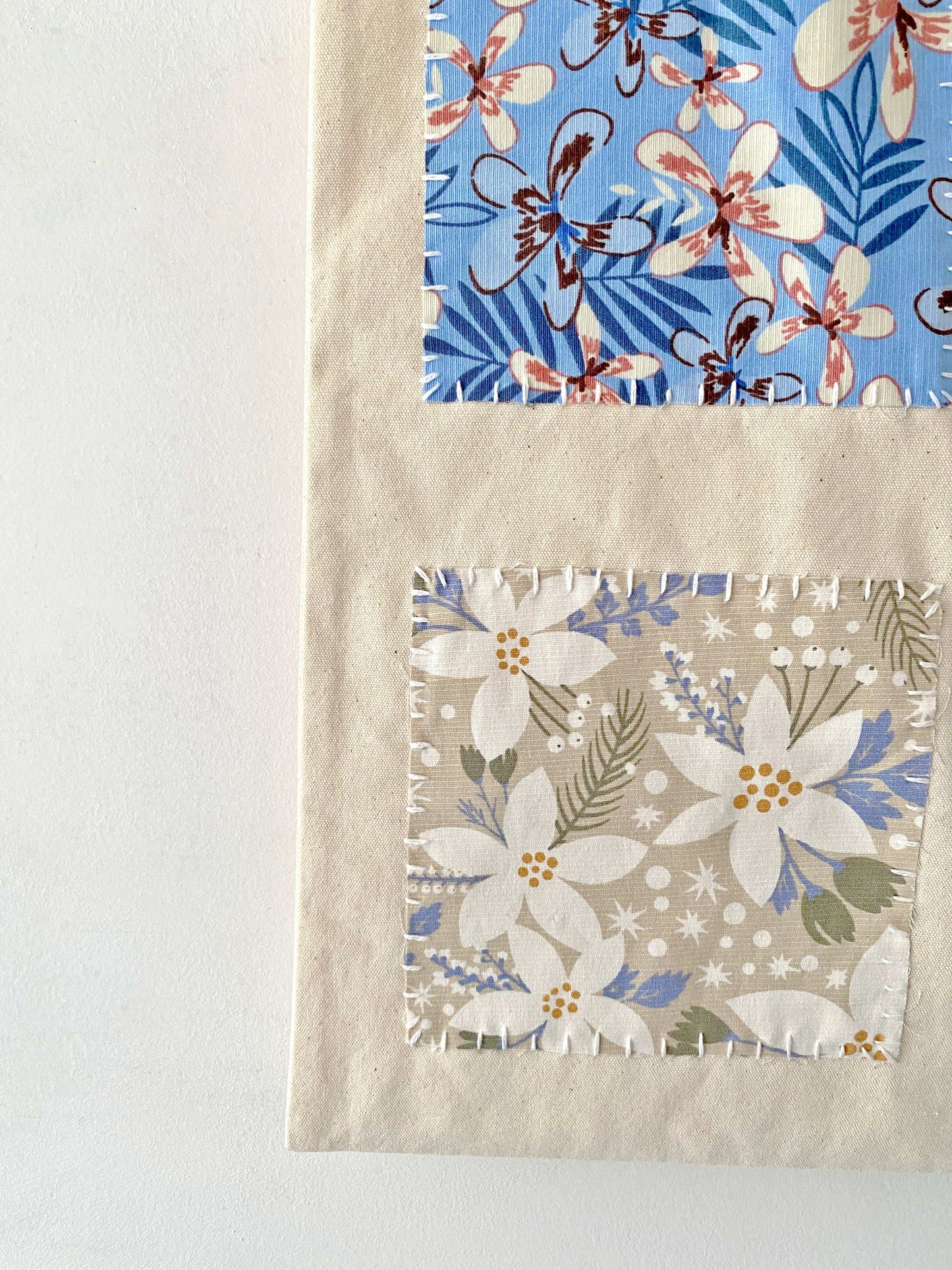 Handmade DIY Patchwork Canvas Tote for Women Who Support Ethical Fashion