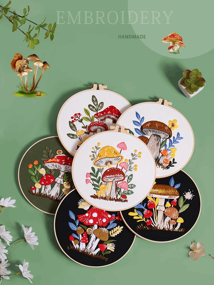 Artistic Handmade Embroidery For DIY Wall Art