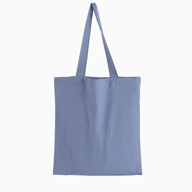 neutral tone fabric tote for decoration