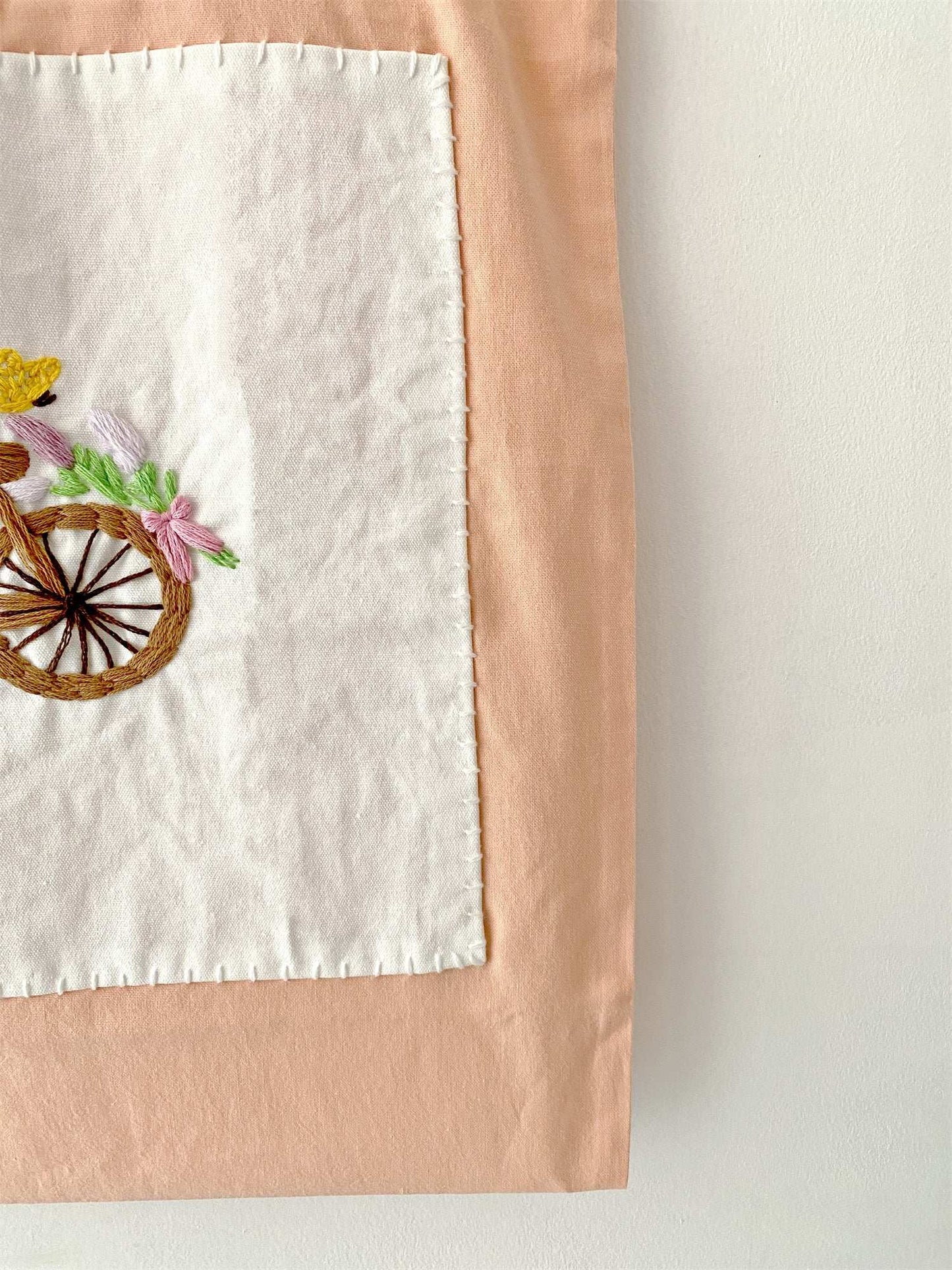 ethical fashion accessory with embroidery