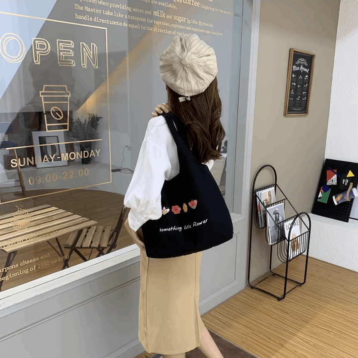 reusable fabric tote for craft lovers