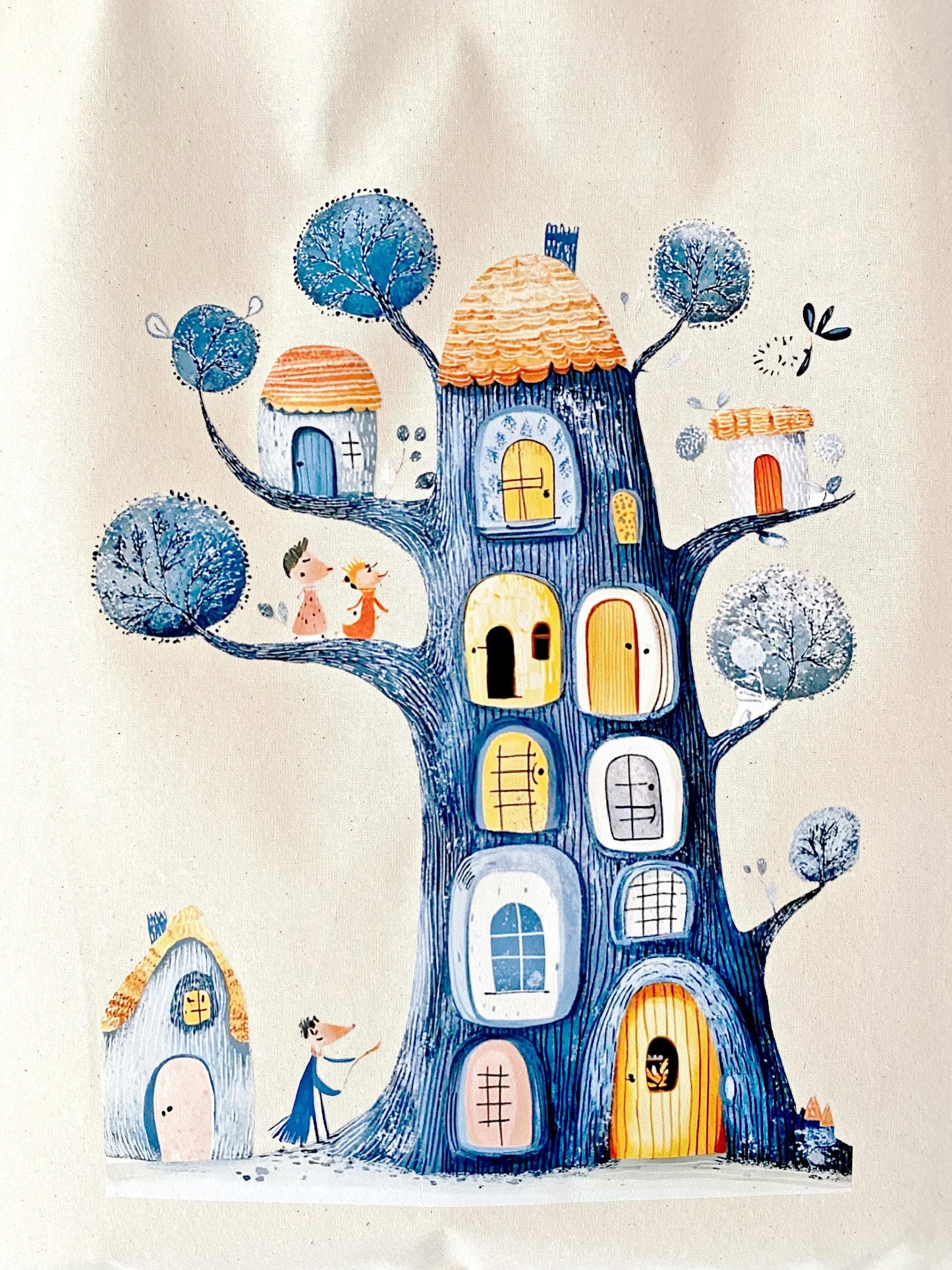 Dreamy Treehouse Cotton Tote