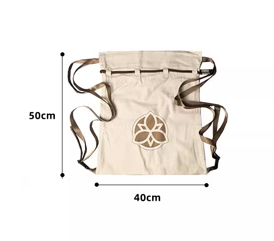 women’s durable cotton canvas backpack with hand-crafted patchwork