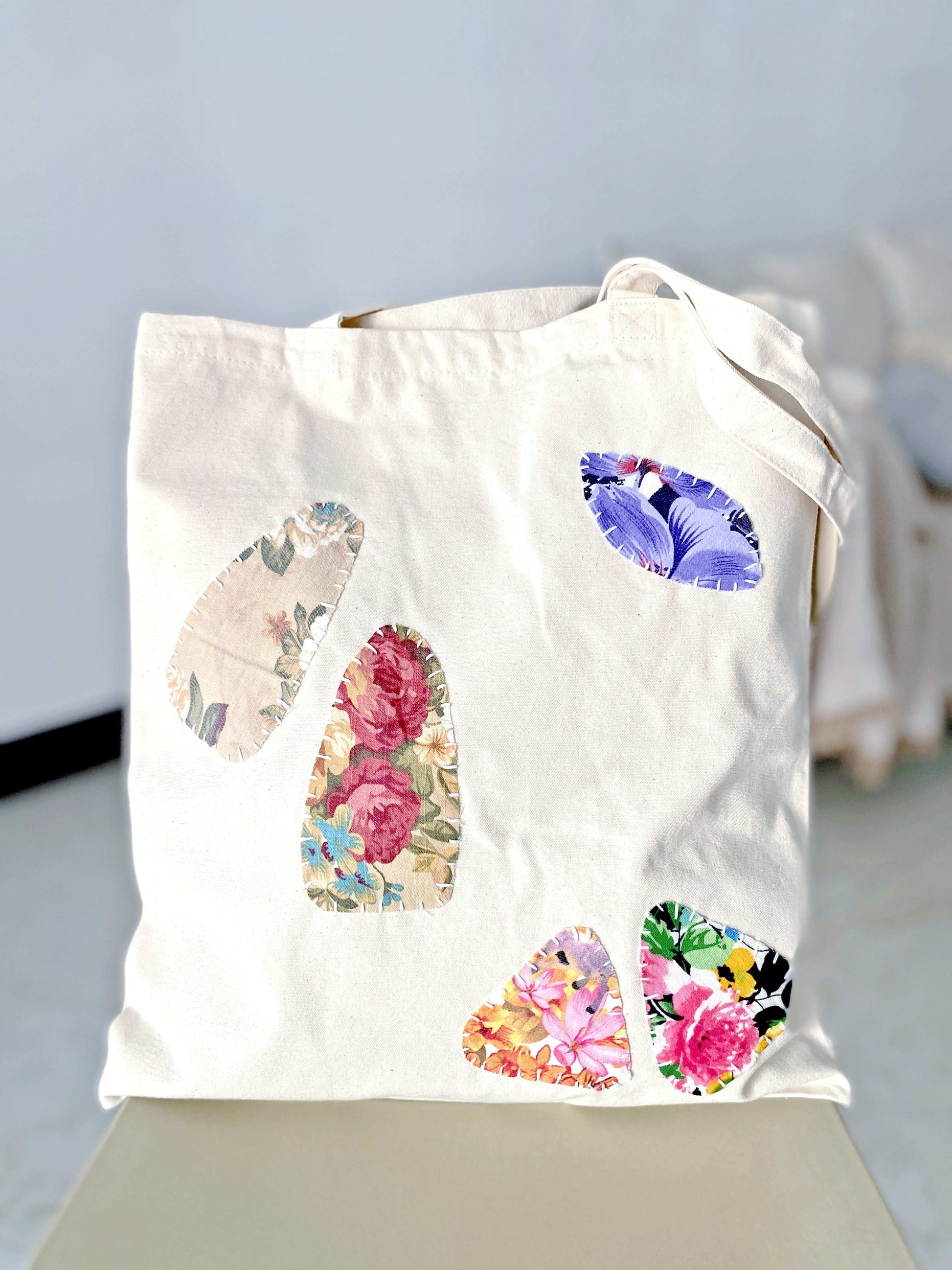 slow living inspired shoulder bag in natural fabric