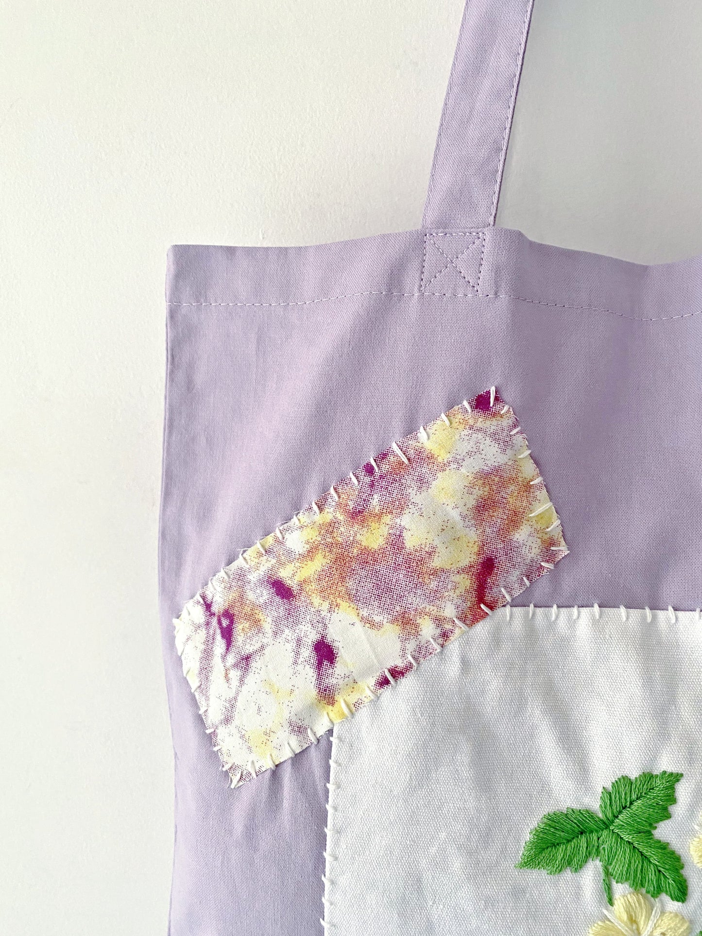 Handmade embroidery tote bag as a unique birthday gift