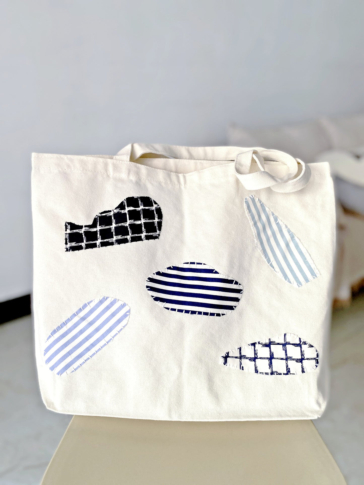 durable shoulder tote with unique hand-stitched design for slow living lifestyle