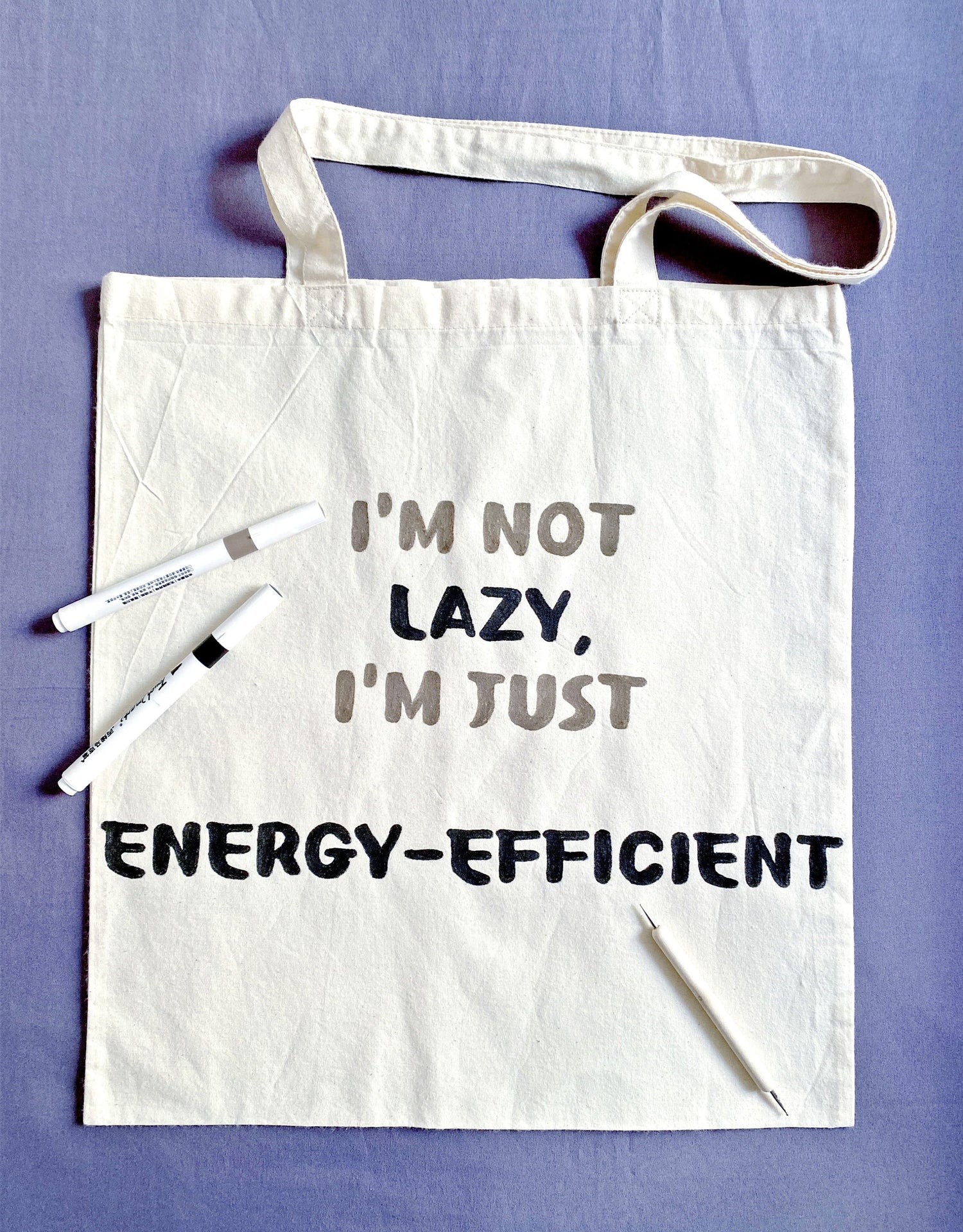 modern eco tote bag with elegant minimal look