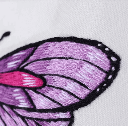 Floral and Butterfly Embroidery Patches for DIY Accessories