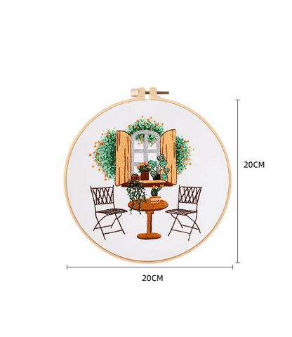 Mini Embroidery Appliques For Scrapbooking And Journals