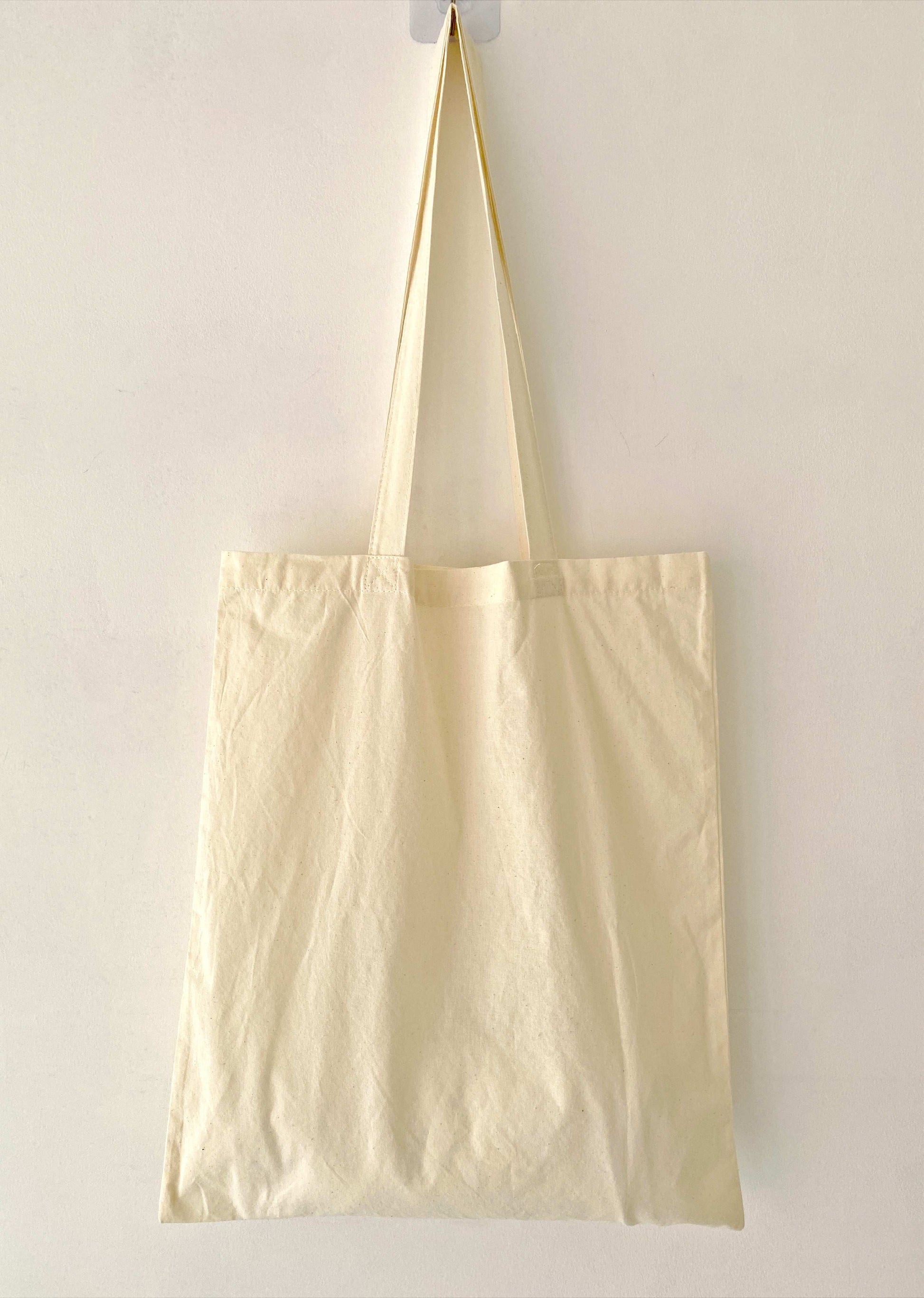 Lightweight Durable Cotton Tote Bag With Personalized Embroidered Chinese Letters
