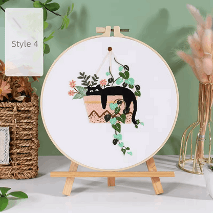 Fine art embroidery patches for fashion designers