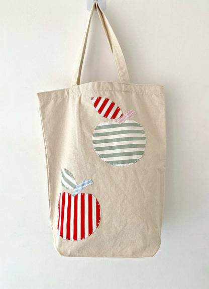 Large Handmade Patchwork Tote for Shopping, Travel, and Work