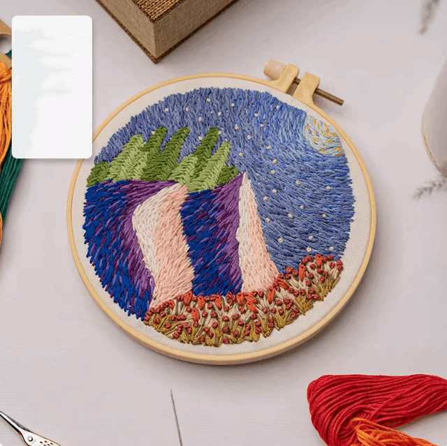 Handmade Embroidery Pieces for DIY Projects