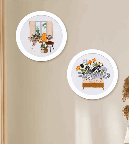 Creative DIY Embroidery Patch For Wall Art Projects