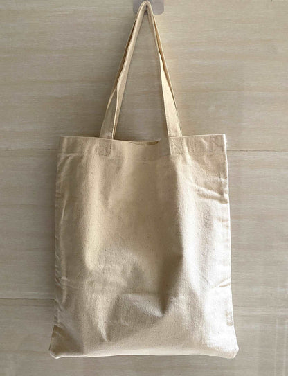 Handcrafted Embroidered Canvas Tote for Shopping and Leisure Activities