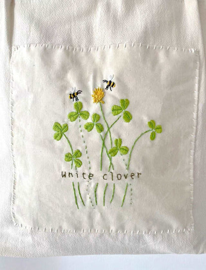 Unique Handmade Embroidered Cotton Linen Shoulder Bag for Eco-conscious Shoppers and Travelers