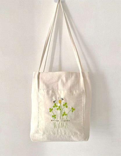 Handmade Cotton Linen Tote