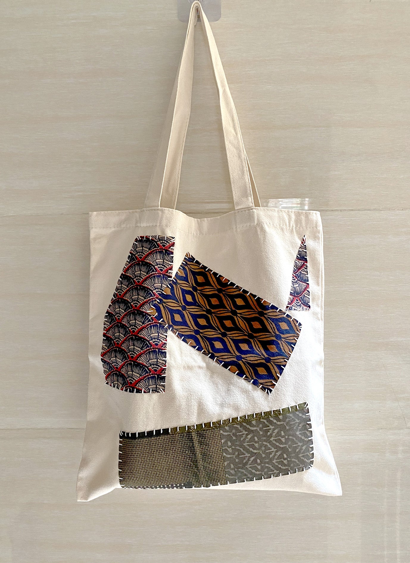 Stylish Patchwork Tote Bag