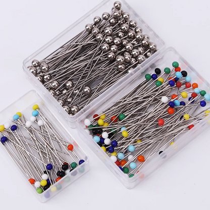 Large-Head Sewing Pins for DIY Projects, Quilting, and Embroidery