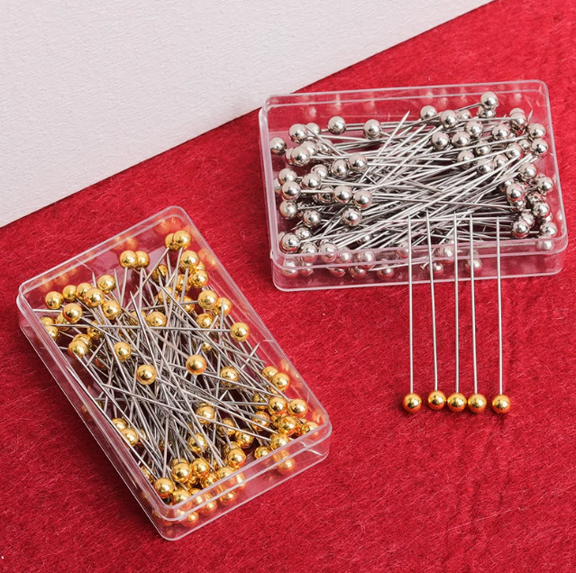 Fabric Positioning Pins for Handcrafted Embroidery and Quilting