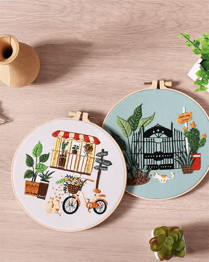 Vintage-Style Embroidery Wall Art For Home Decor