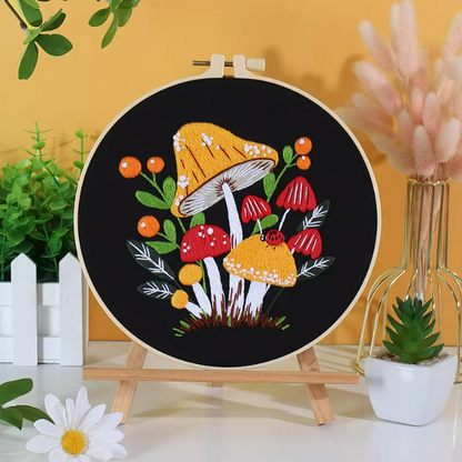 Rustic Handmade Embroidery Patch For DIY Bags