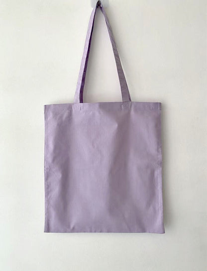 Durable Soft Cotton Canvas Tote Bag for Diy Patchwork Embroidery Projects and Shopping