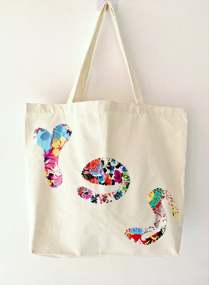 artistic fabric bag for handmade gift seekers