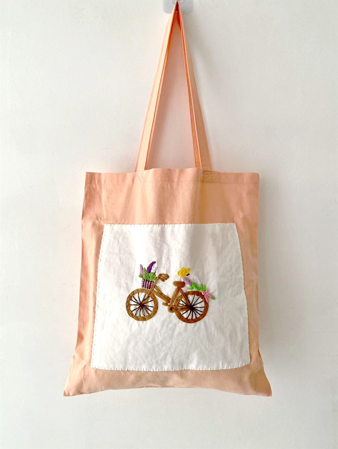 Handmade Embroidery Shoulder Tote