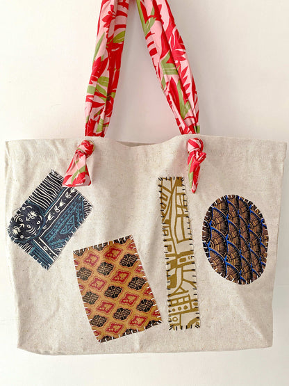 Customizable Patchwork Bag For Eco-Conscious Travelers