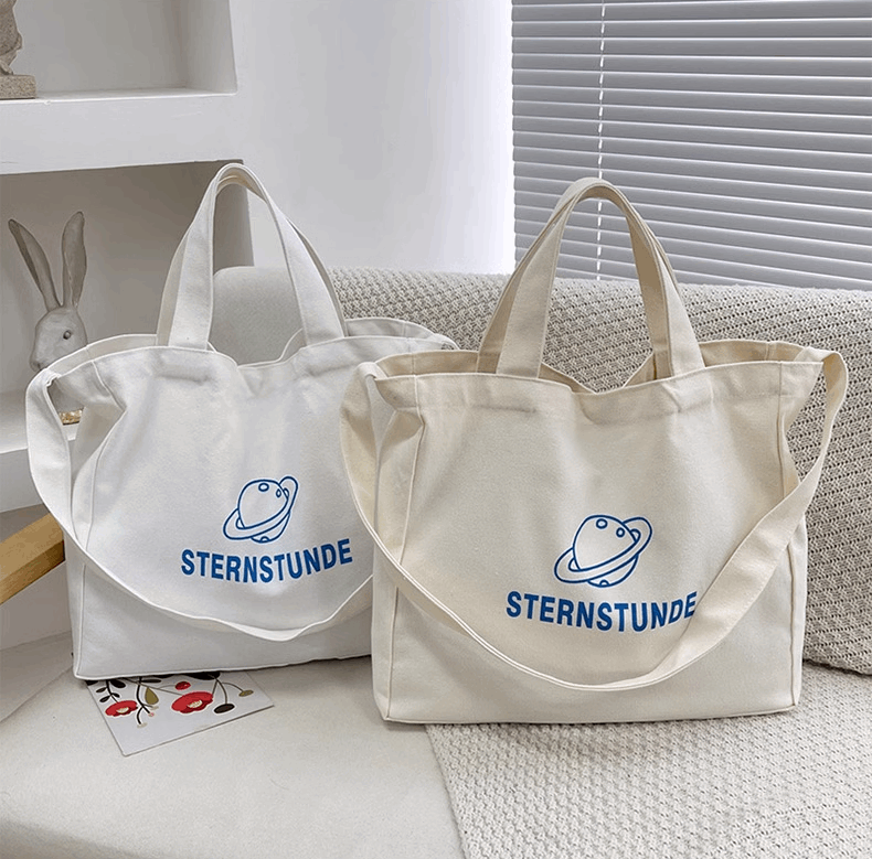 Personalized Durable Canvas Bag for Shopping, Travel, and Daily Use