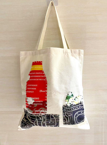 Eco-Conscious DIY Canvas Shopping Bag
