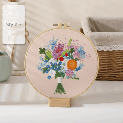 colorful embroidery patch for handmade garment art