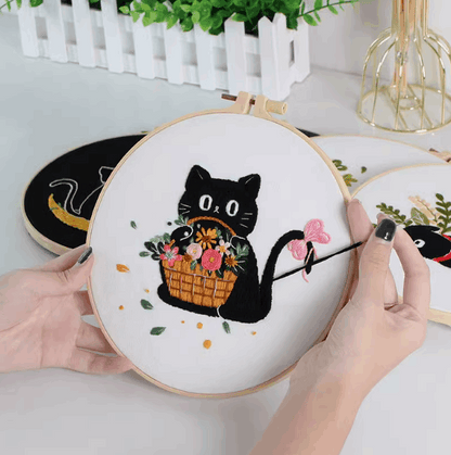 Custom needlework patch for personalized sewing projects