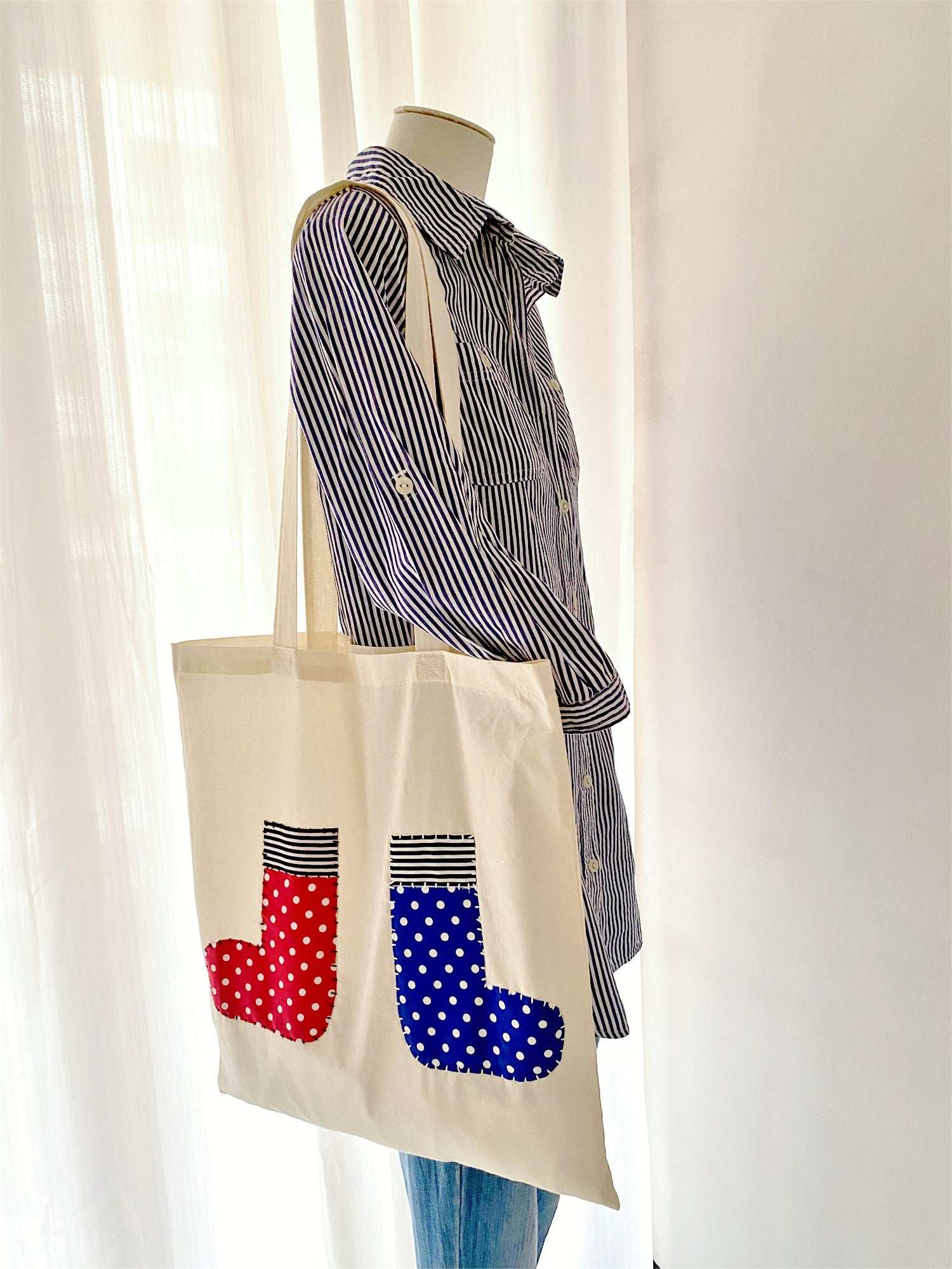 Unique Handmade Shoulder Bag with Patchwork Design