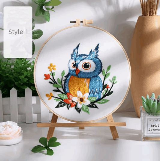Custom Owl Embroidery Patch For DIY Clothing Projects
