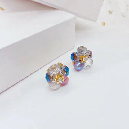 Handcrafted Crystal Earrings woyaza