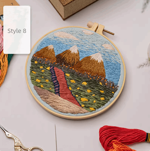 Elegant Handcrafted Embroidery for Gift and Home Decor