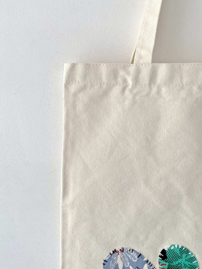 Custom DIY Patchwork Tote for Feminine Aesthetic Fans