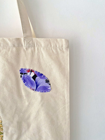 Handmade Patchwork Canvas Bag For Sustainable Fashionistas