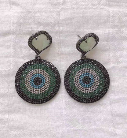 Handmade Opal Stud Earrings woyaza