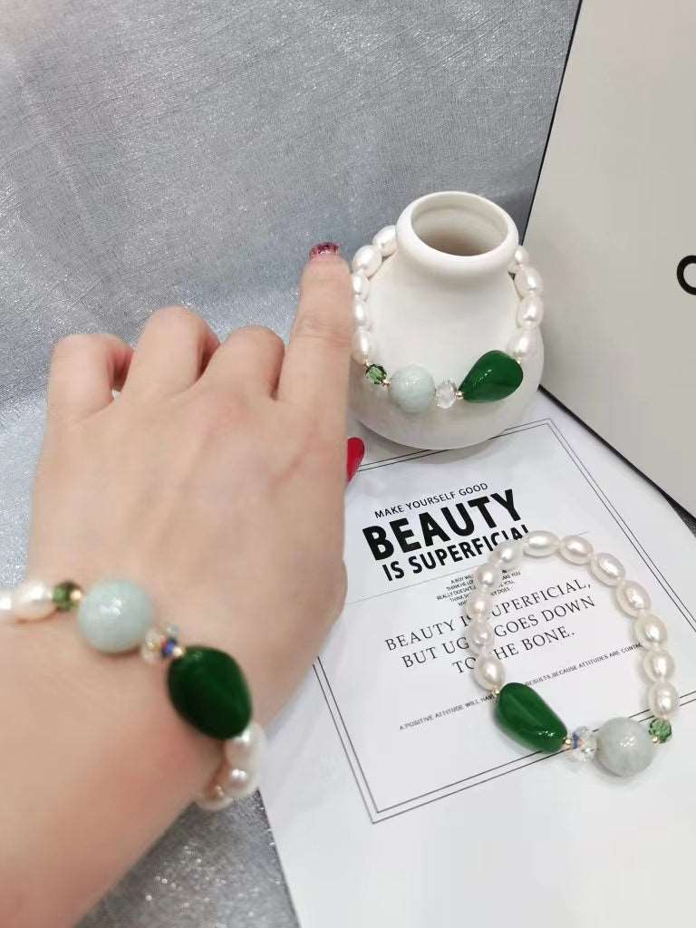 Handmade Pearl Bracelet woyaza