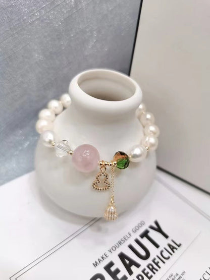 Handmade Pearl Bracelet woyaza