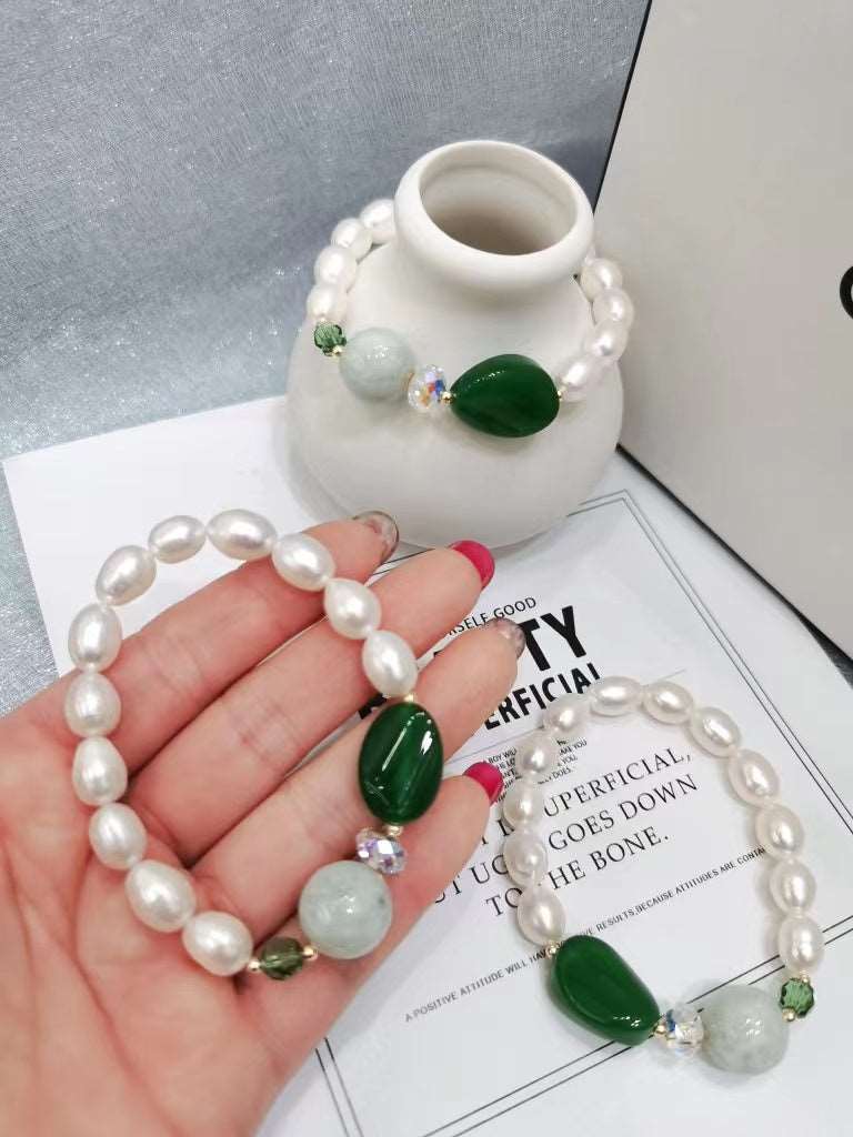 Handmade Pearl Bracelet woyaza