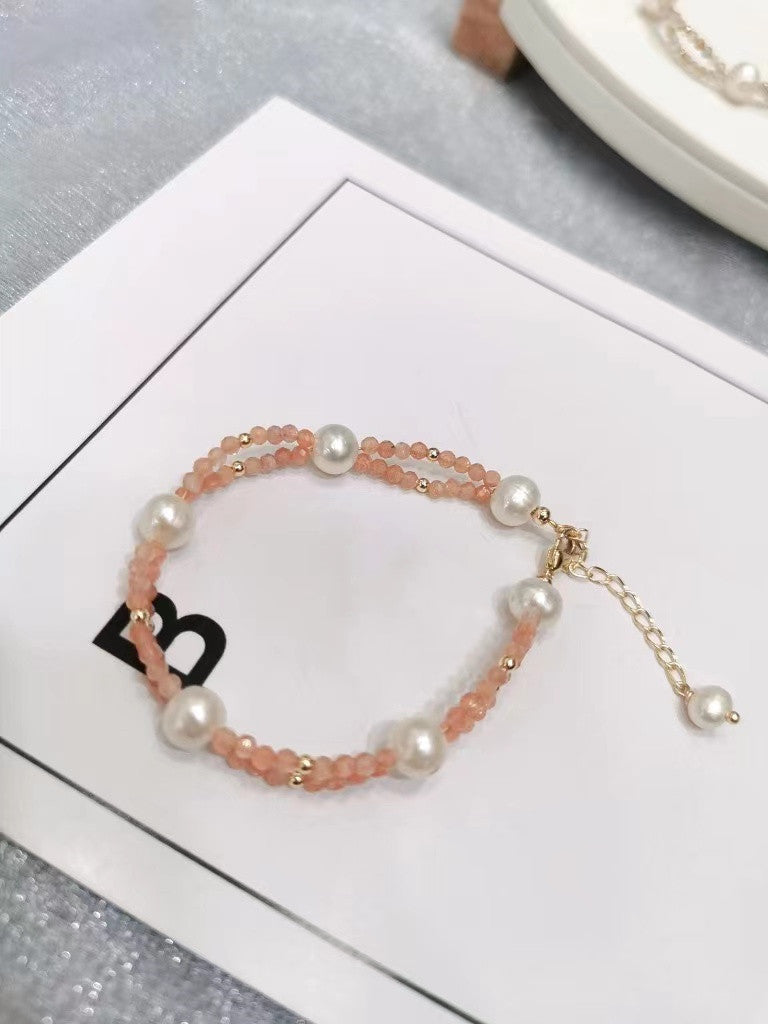 Handmade Pearl Bracelet woyaza