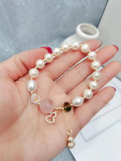 Handmade Pearl Bracelet woyaza